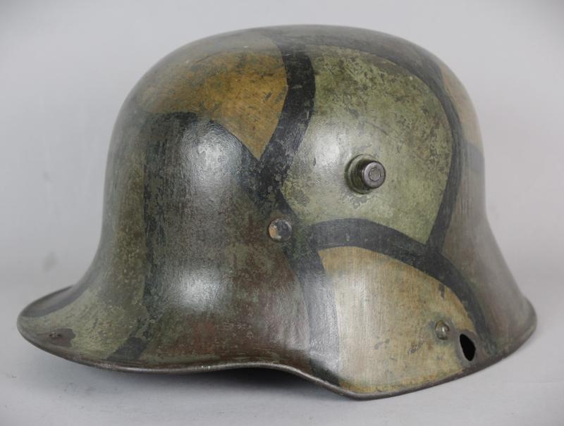 WW1 German Camouflage Helmet Shell