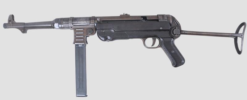 Deactivated WW2 German MP40 Sub Machine Gun