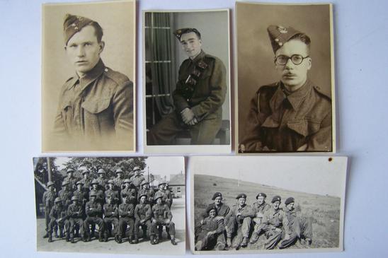 WW2 British Soldier Photographs ( Tank Crew & British Infantry ) 