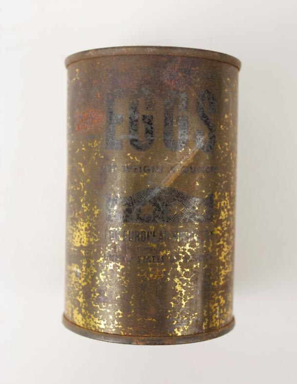 WW2 US Powdered Egg Ration Tin