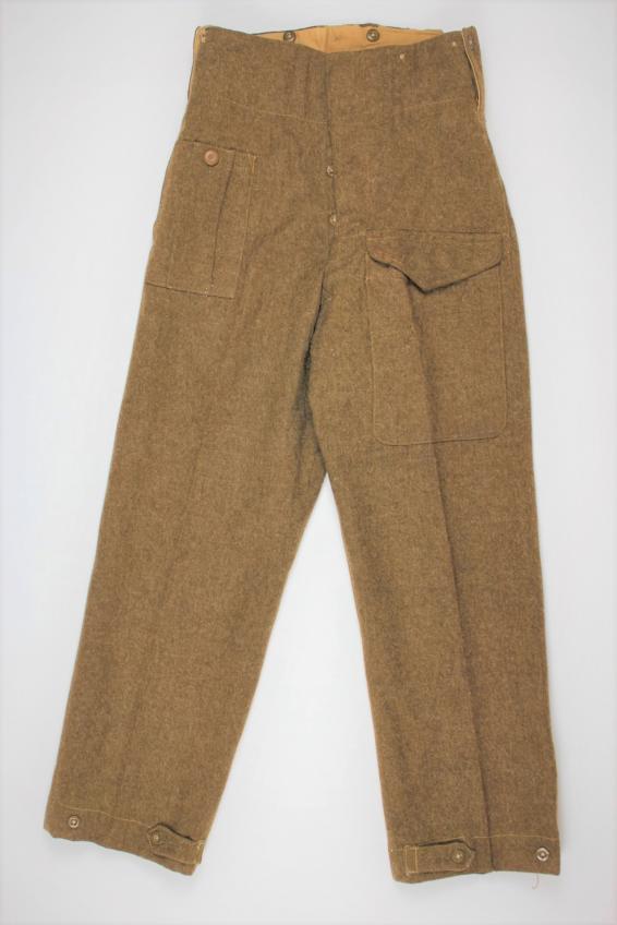 CS Militaria | WW2 British '37 Pattern Battledress Trousers With Label ...