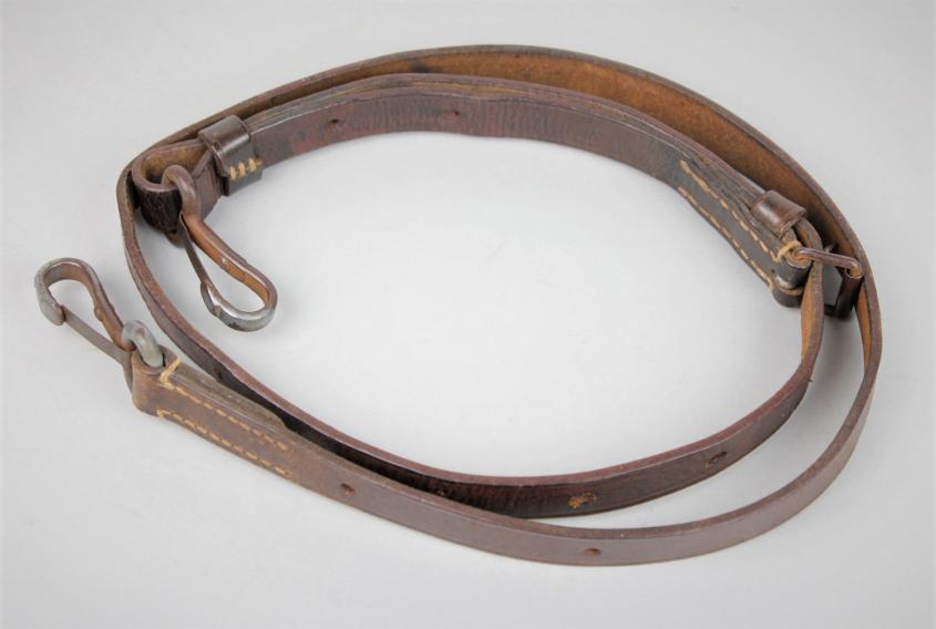 CS Militaria WW2 German Leather Strap for Flare Gun Holster Or