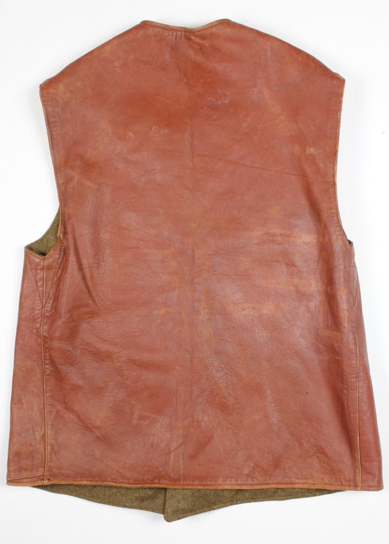 CS Militaria WW2 British Cold Weather Leather Jerkin 1944
