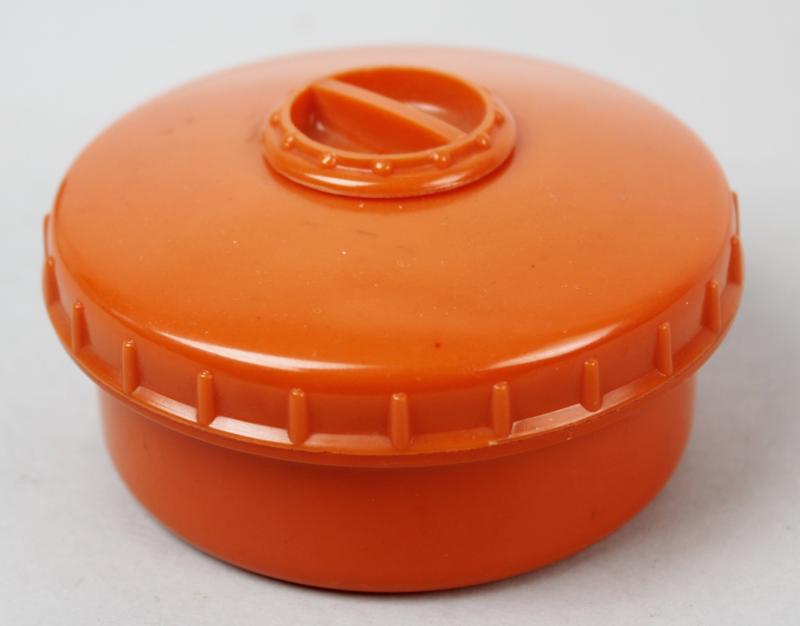 WW2 German Tropical Orange Bakelite Fat Dish