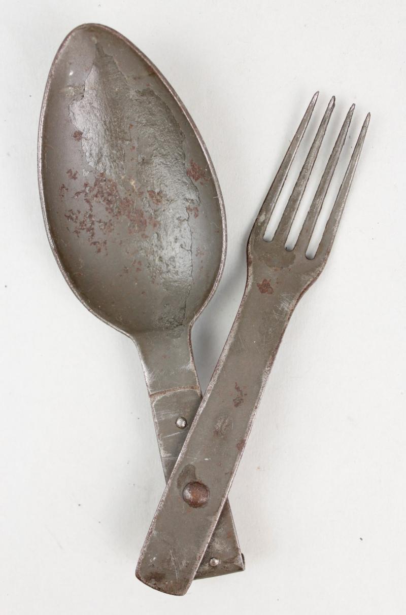 CS Militaria WW1 German Fork & Spoon Set