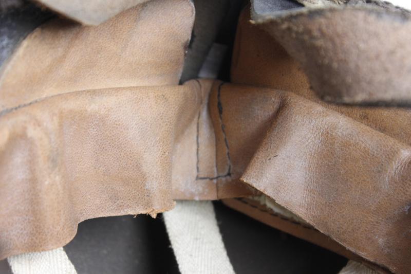 WW2 British Camouflage Netted MK.1 Paratrooper Helmet 1943