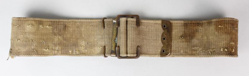 WW1 British '08 Waistbelt ( Formerly Badge Mounted )