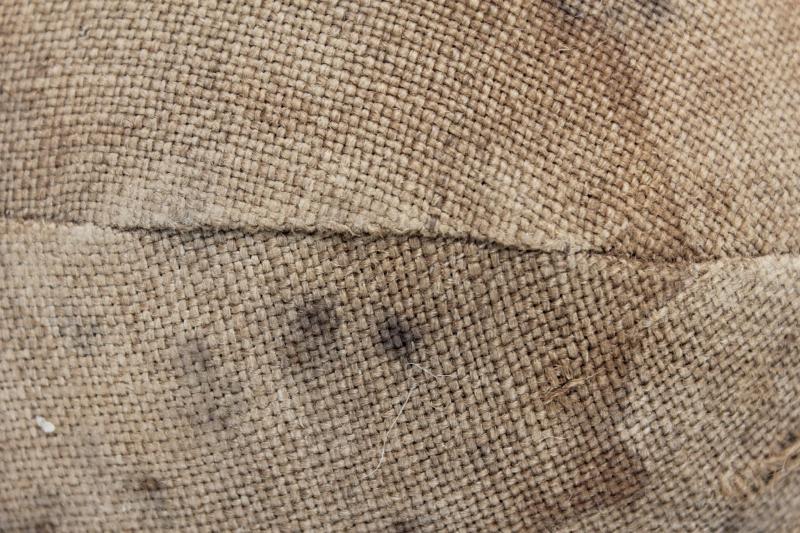 WW1 British War Office Pattern Helmet With Original Hessian Camouflage Trench Cover