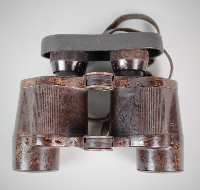 CS Militaria WW2 German Bakelite Binoculars