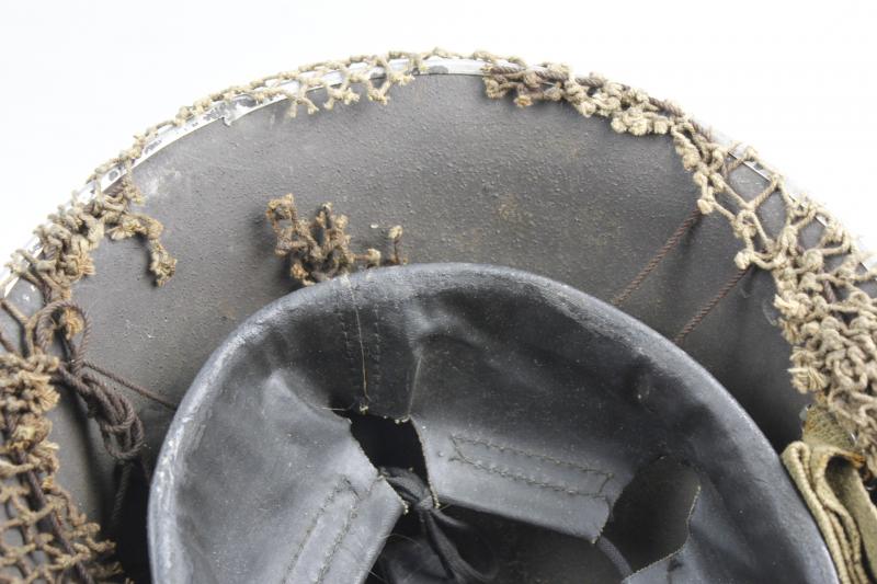 WW2 British MkIII 'Turtle Helmet' With Camouflage Net 1944