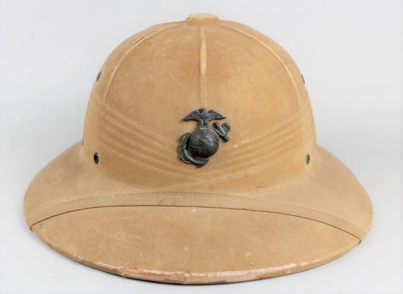 CS Militaria | WW2 USMC Other Ranks Fibre Helmet