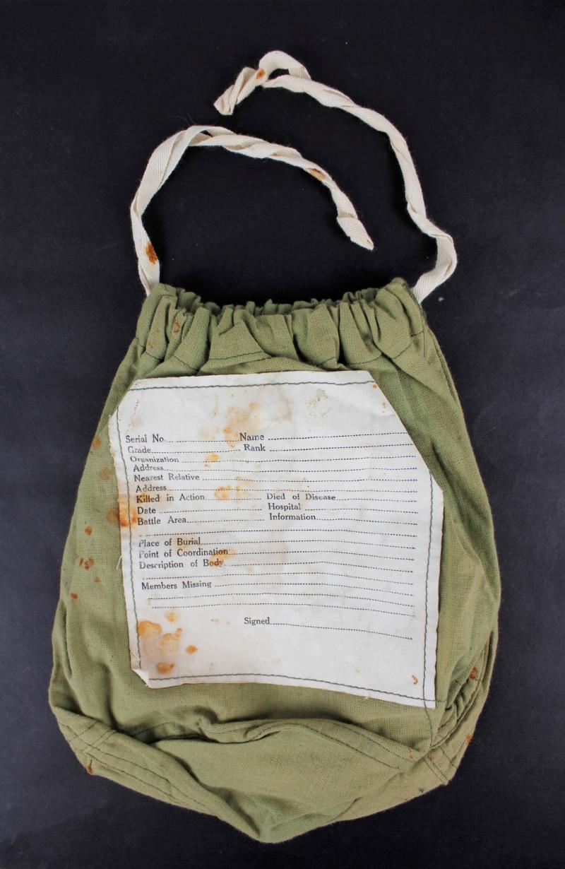 WW2 US Deceased Serviceman Personal Effects Bag