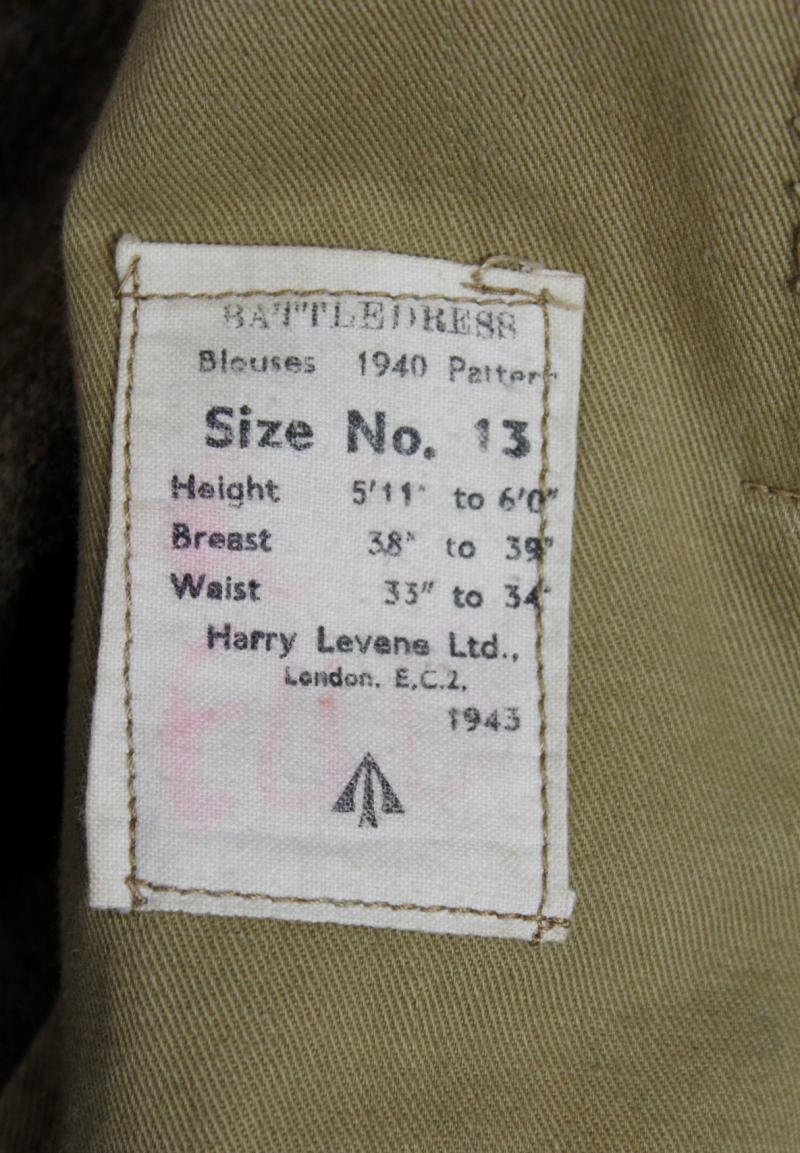CS Militaria | WW2 British '40 Pattern Battledress 1943