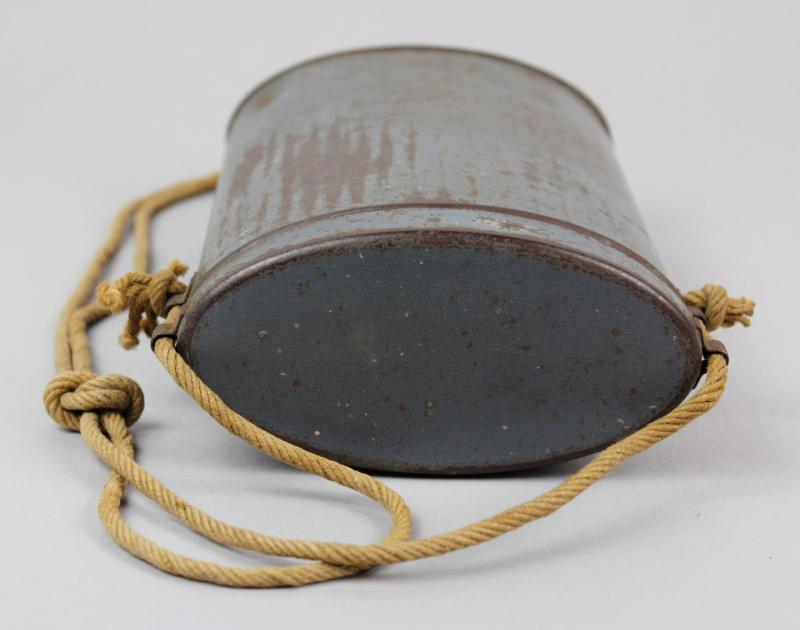 CS Militaria WW1 French Early Oval Gas Mask Canister