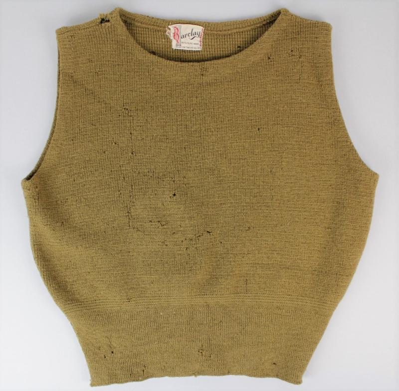 CS Militaria | WW2 US Knitted ' Barclay' Sleeveless Sweater