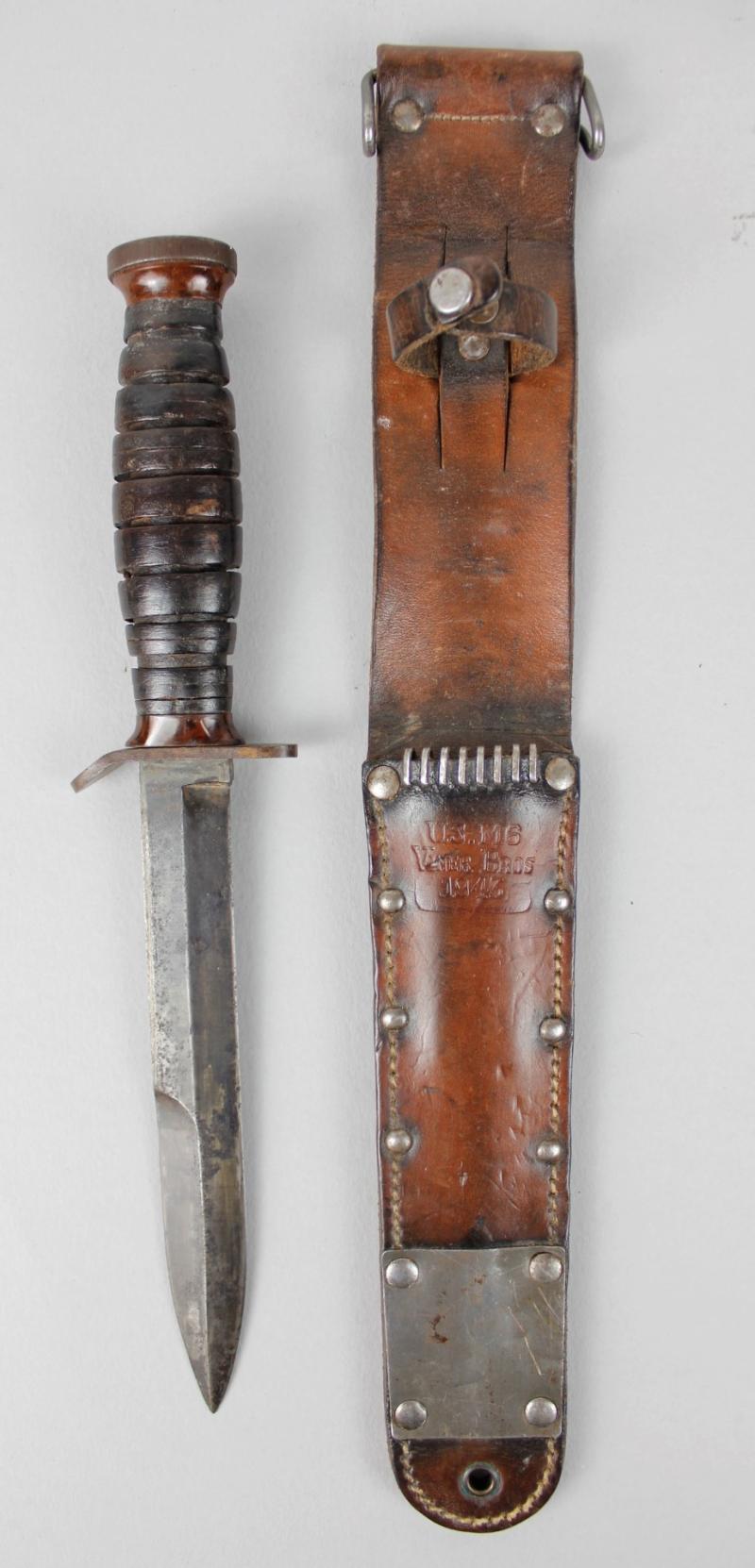 WW2 US M3 Knife In M6 Sheath