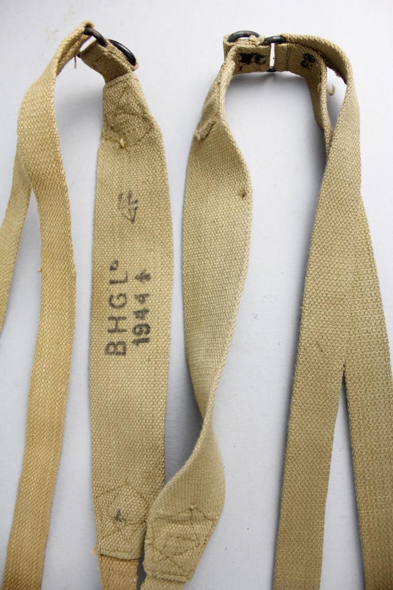 CS Militaria WW2 US British Made Suspenders