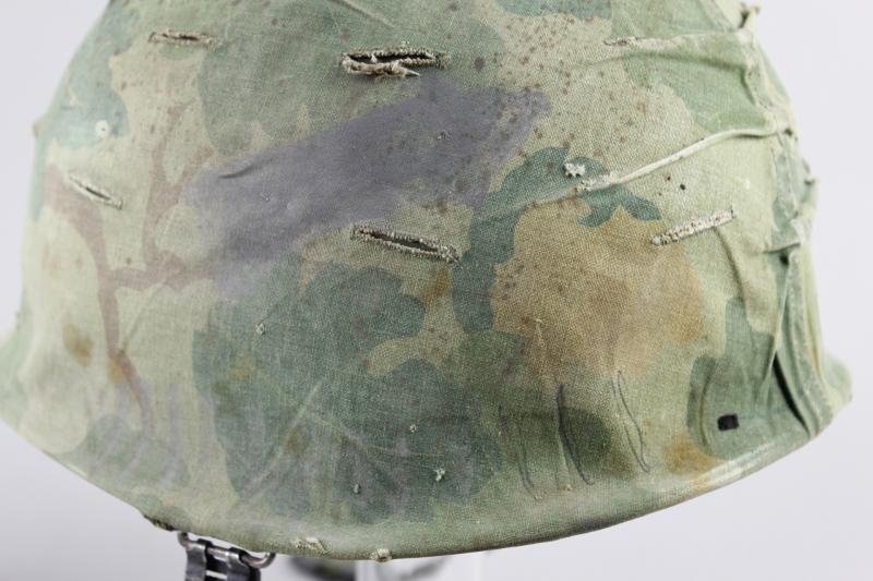 US Vietnam War Helmet With Soldier Graffiti