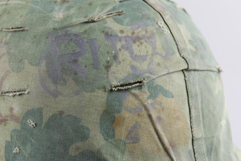 US Vietnam War Helmet With Soldier Graffiti