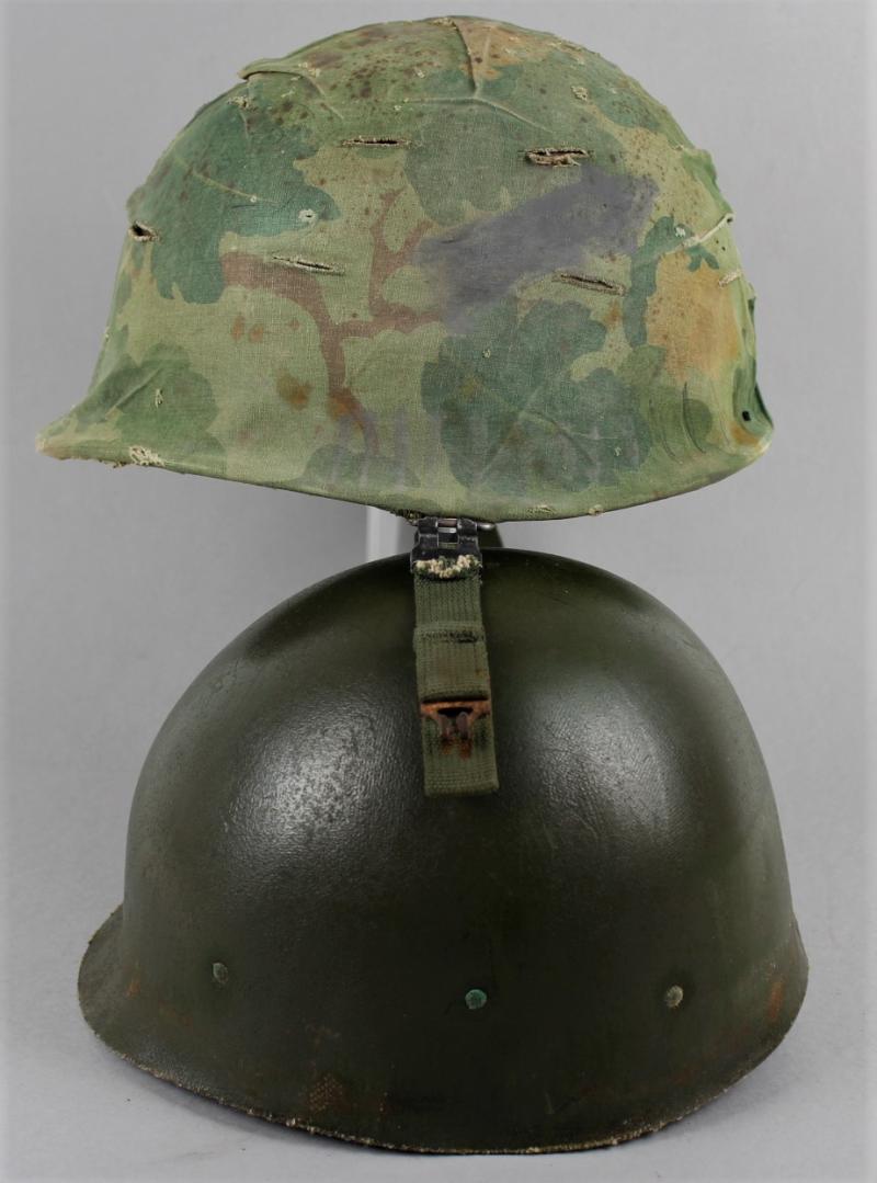 US Vietnam War Helmet With Soldier Graffiti