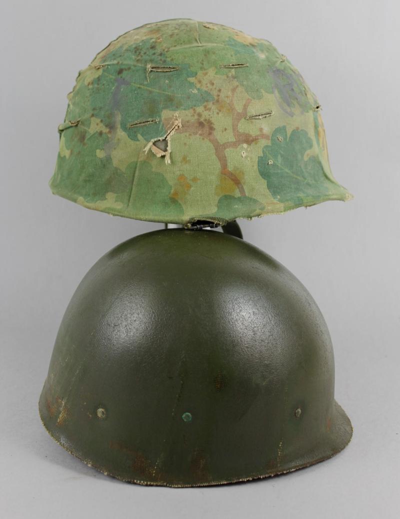 US Vietnam War Helmet With Soldier Graffiti