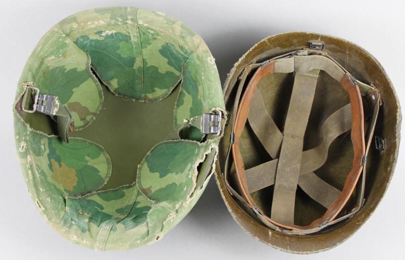 US Vietnam War Helmet With Soldier Graffiti