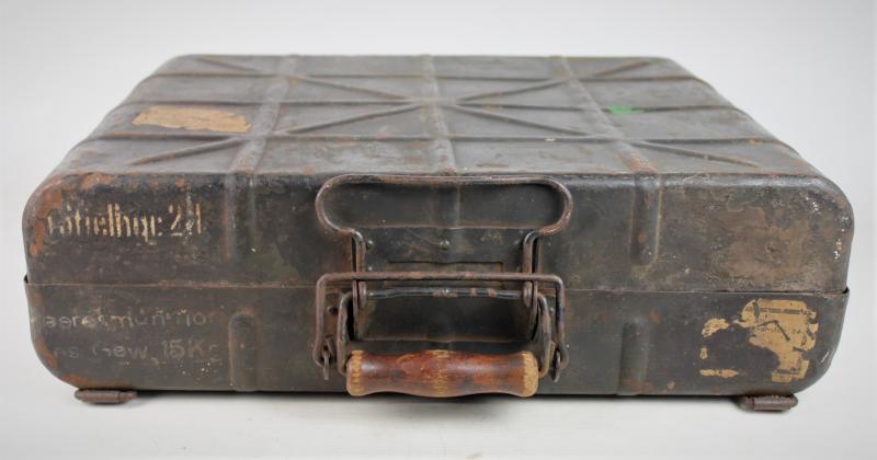 WW2 German Luftwaffe Blue Stick Grenade Carrying Case