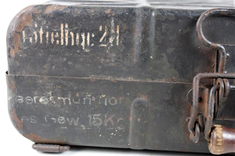 WW2 German Luftwaffe Blue Stick Grenade Carrying Case