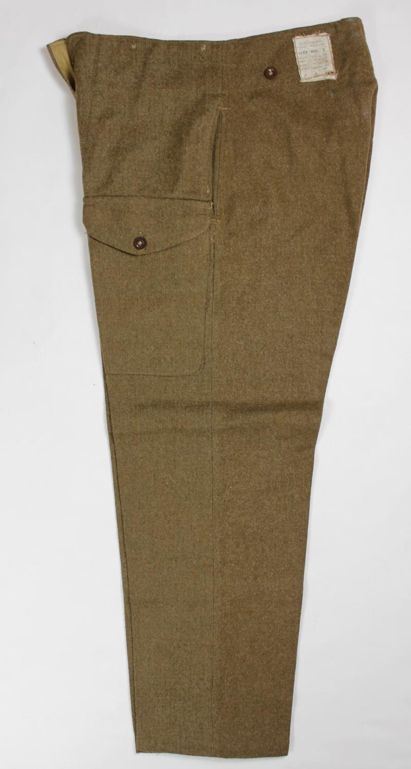 CS Militaria | WW2 British 1940 Pattern Battledress Trousers 1942