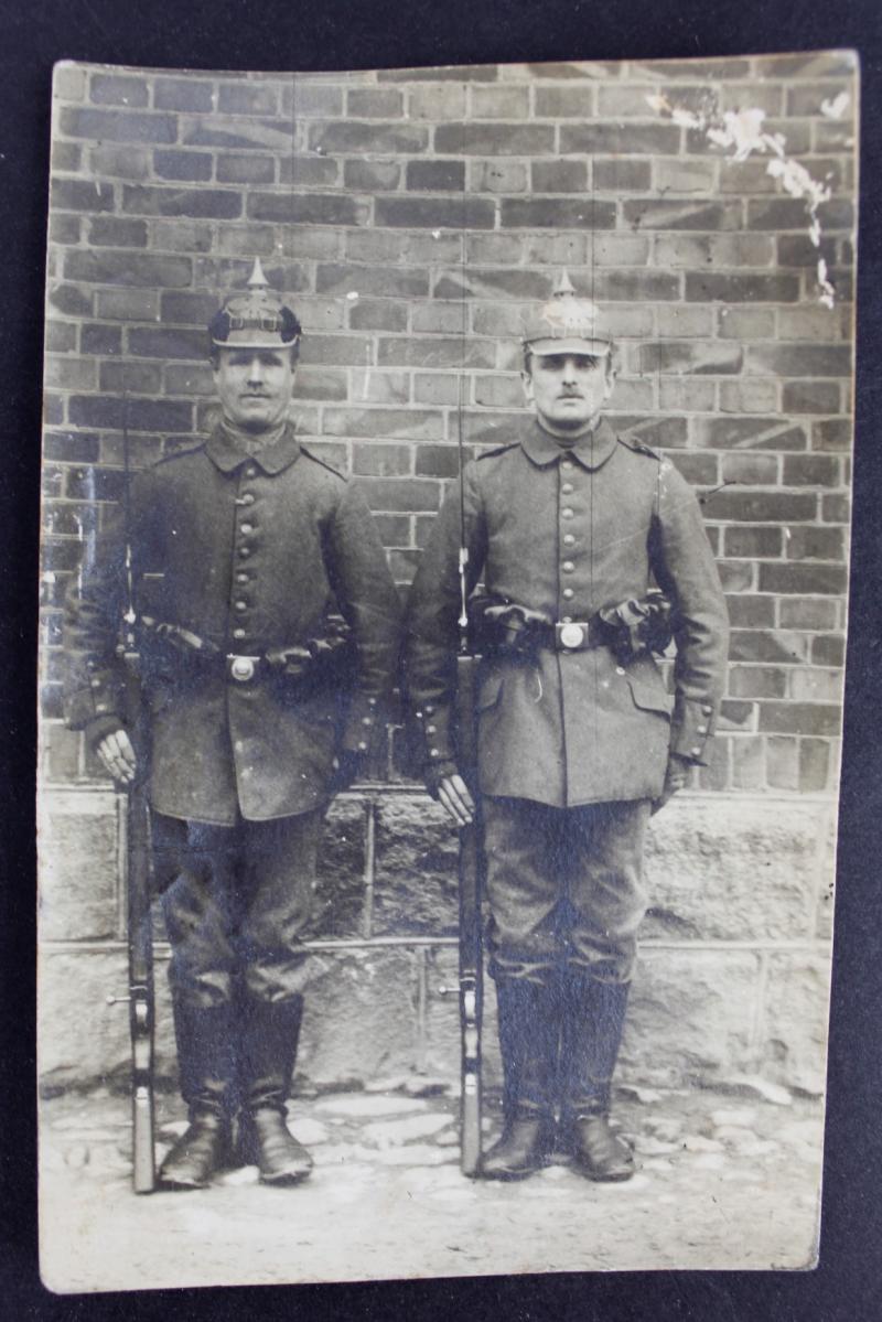 WW1 German Soldier Portrait Postcard