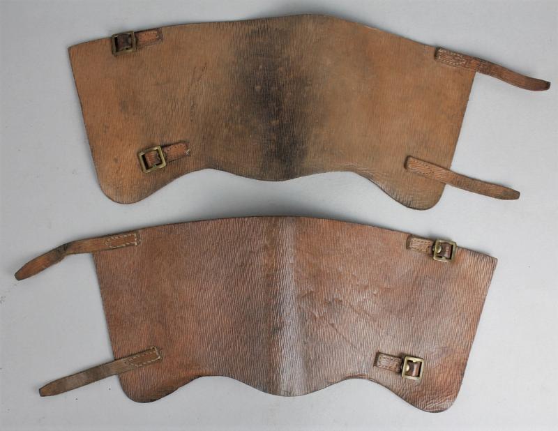 CS Militaria WW2 British Home Guard Leather Anklets