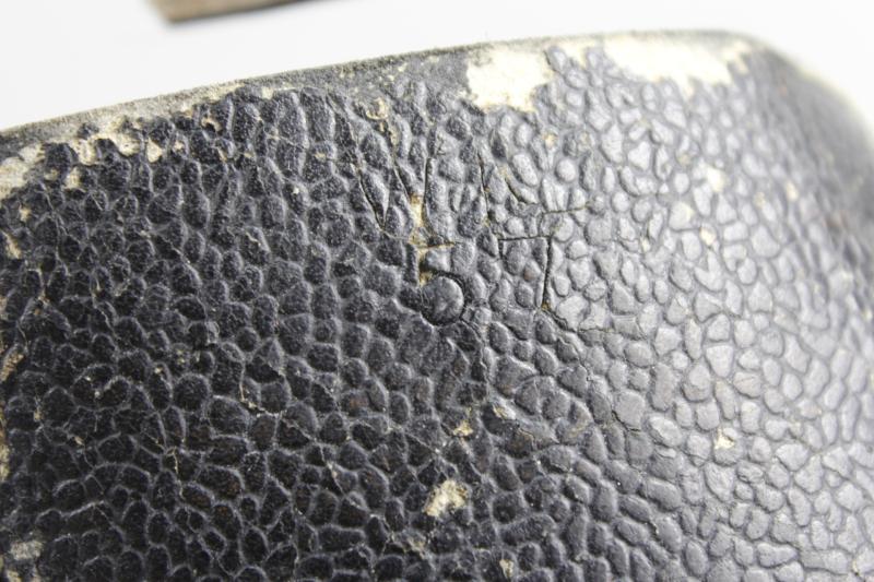 WW2 British Army Ankle Boots 1943 Dated With Matching Service Number To Soles