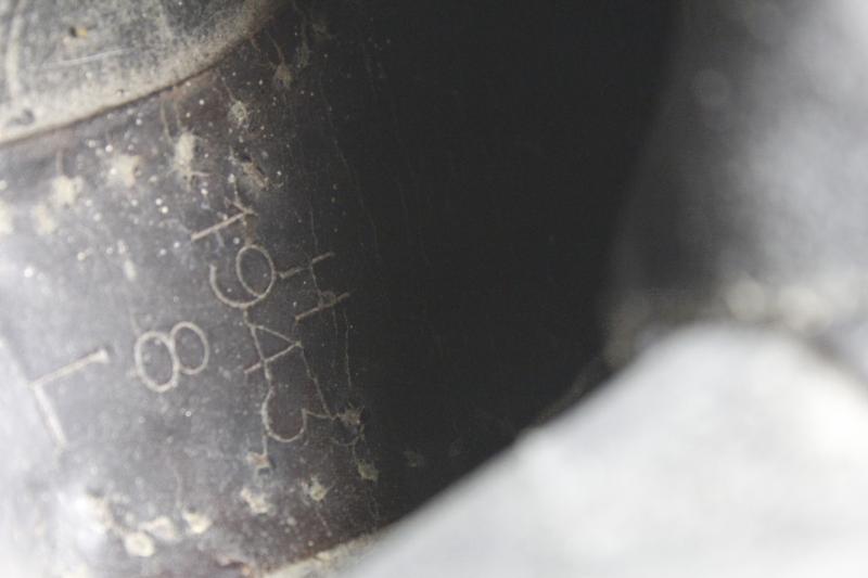 WW2 British Army Ankle Boots 1943 Dated With Matching Service Number To Soles