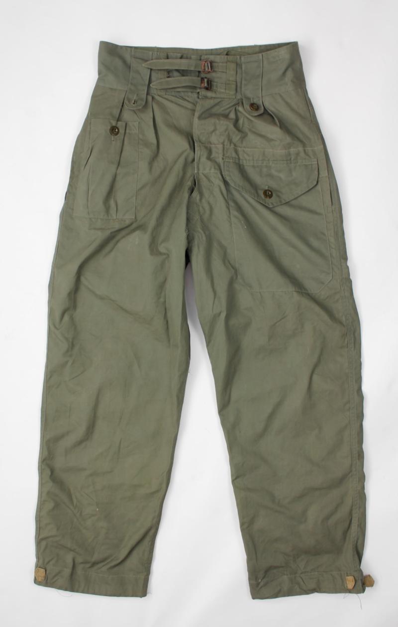 CS Militaria WW2 Rare British Made Jungle Trousers