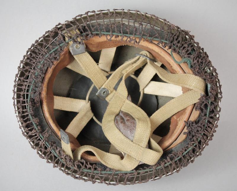 WW2 British Paratrooper Helmet ( HSAT) Mk2 Model 1944 Dated