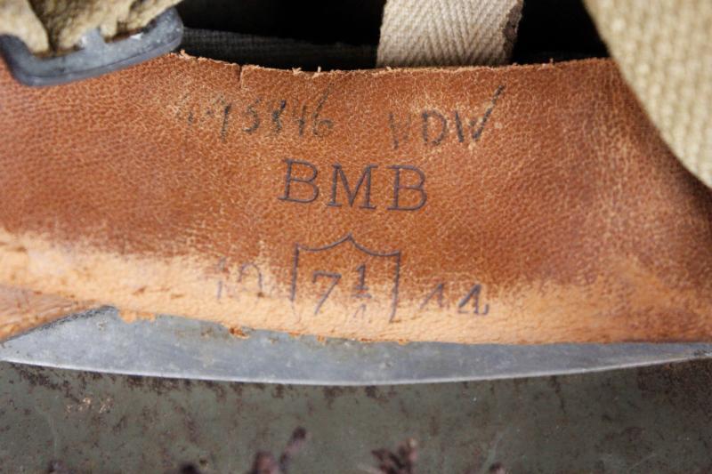 WW2 British Paratrooper Helmet ( HSAT) Mk2 Model 1944 Dated