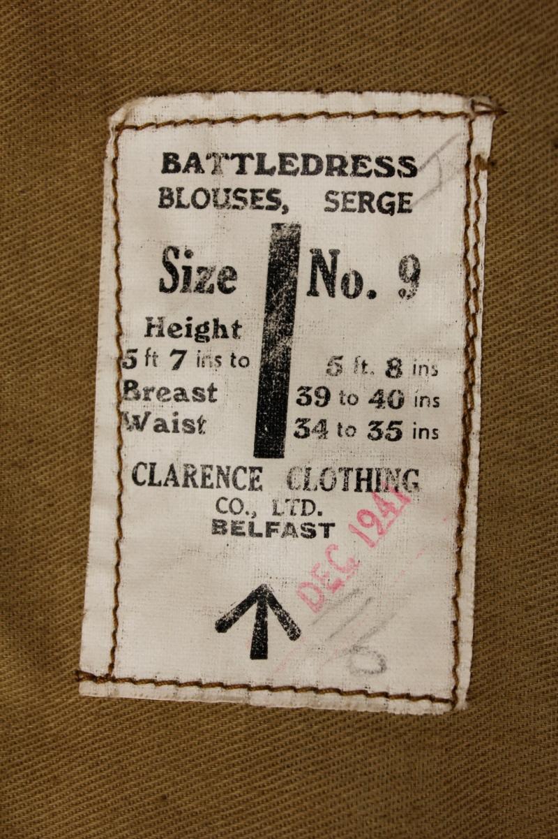 WW2 British '37 Pattern Battledress Blouse