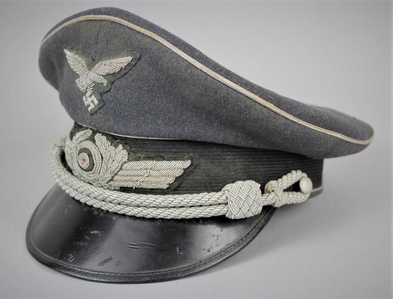 CS Militaria WW2 German 'Double Erel' Luftwaffe Officers Cap