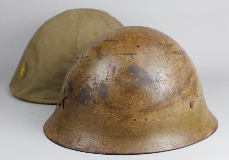 WW2 Japanese Infantry Combat Helmet & Cover