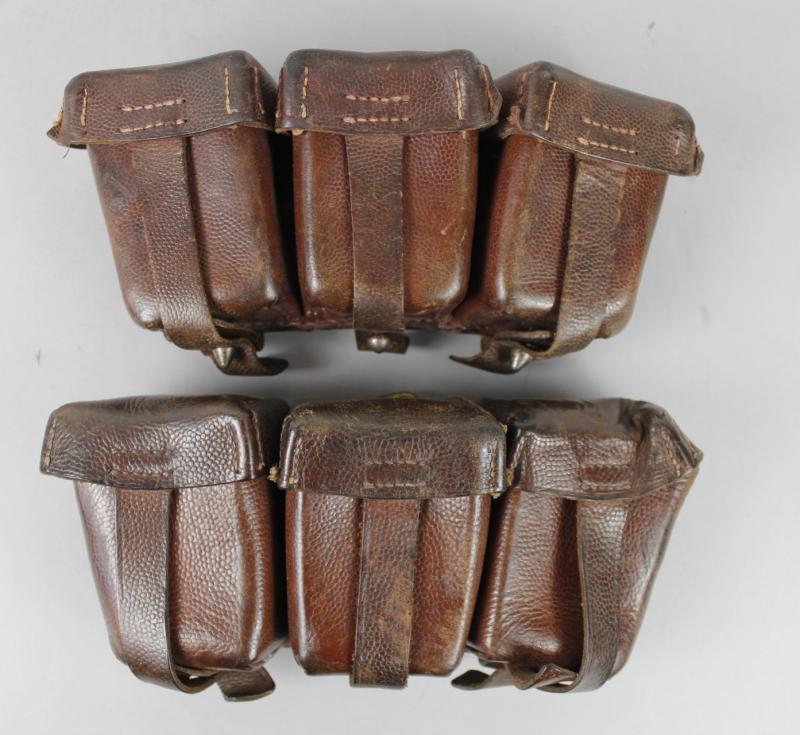 CS Militaria WW1 German G98 Pouch Pair 1914/15
