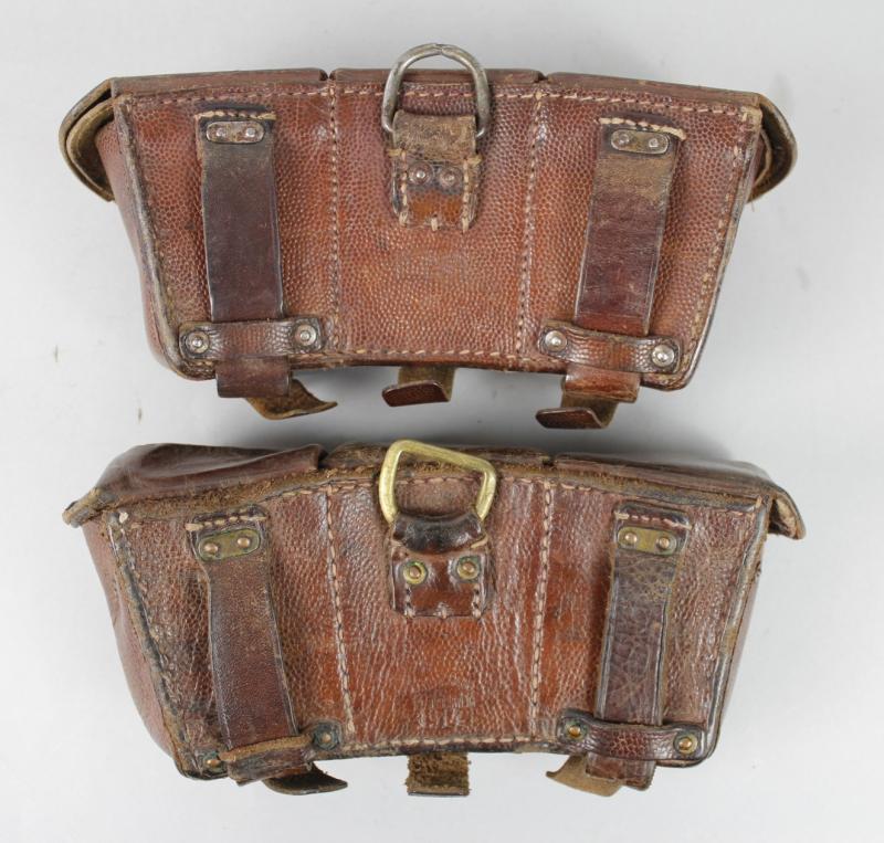 CS Militaria WW1 German G98 Pouch Pair 1914/15