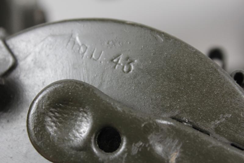 WW2 German MG Basket Drums In Rack