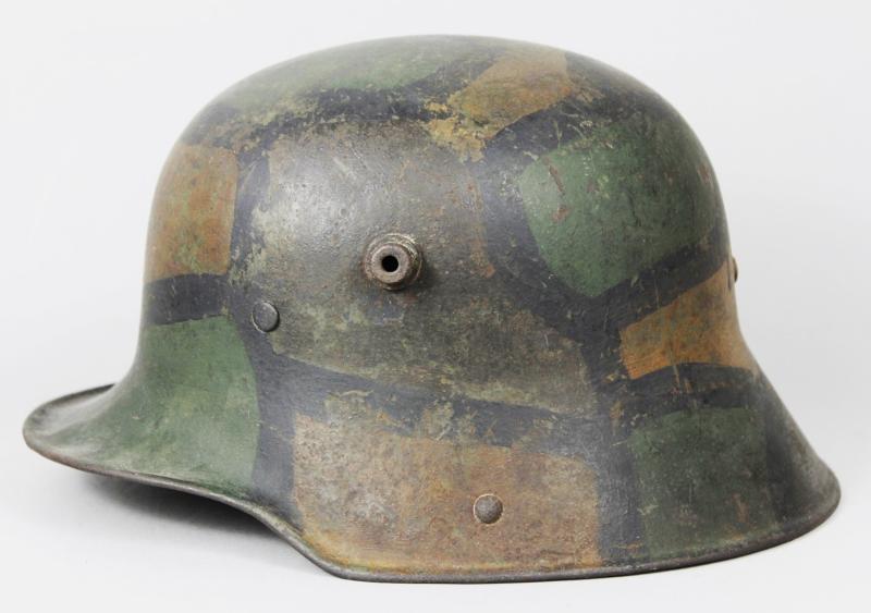 WW1 German M17 Camouflage Helmet