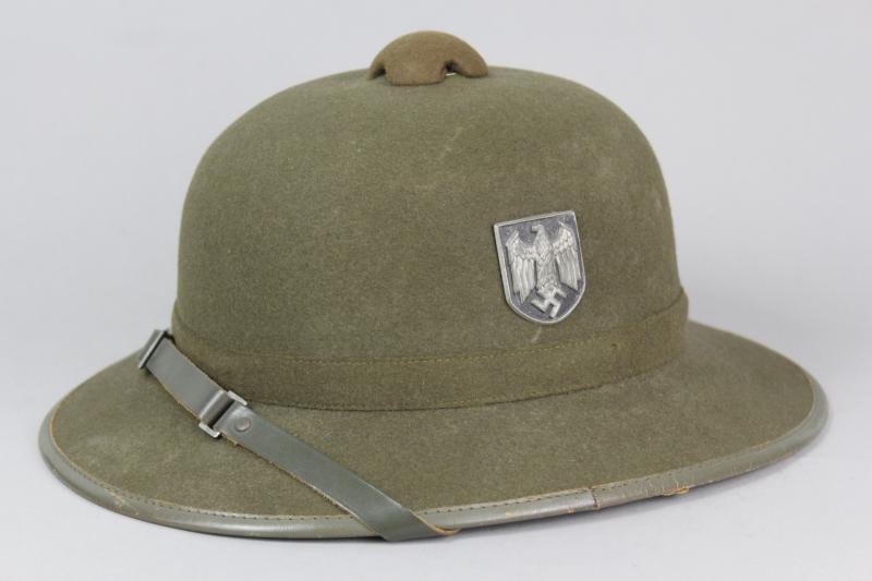 WW2 German Army Tropical Pith Helmet 1942