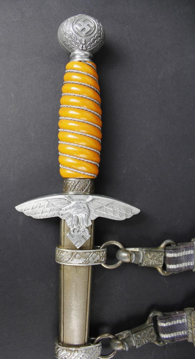 WW2 German Luftwaffe Dagger With Hangers