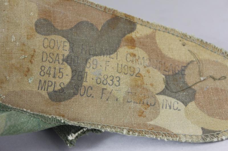 American Vietnam Combat Helmet With Graffiti Art