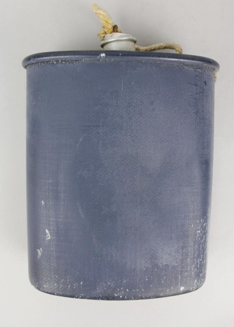 Rare WW2 RAF Blue Aluminium Waterbottle 1939