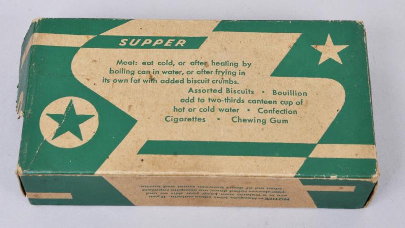 CS Militaria | WW2 US K-Ration - Supper
