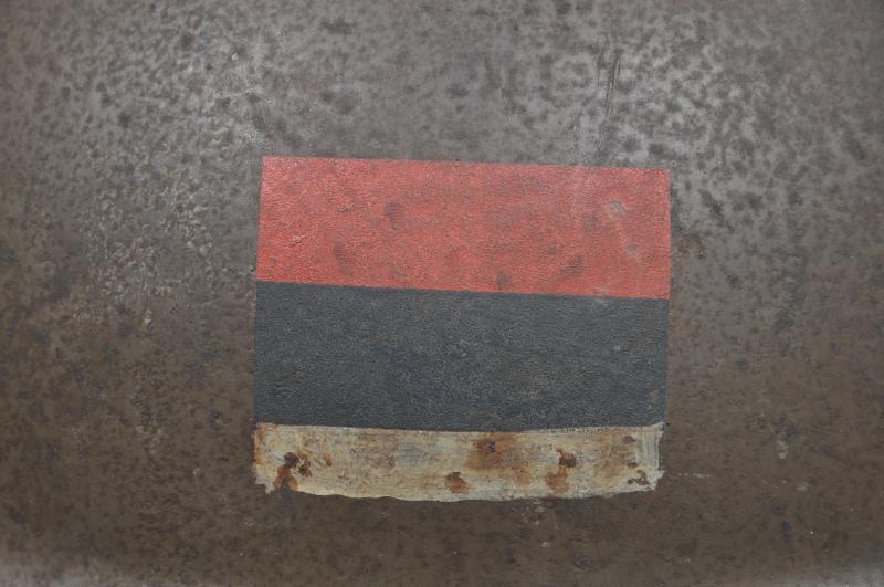 WW2 British Helmet With Royal Artillery GHQ Insignia