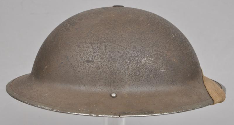 WW2 British Helmet With Royal Artillery GHQ Insignia
